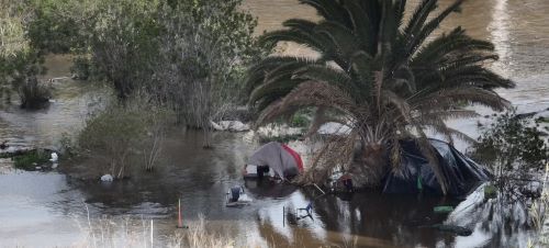 Devasting floodwaters